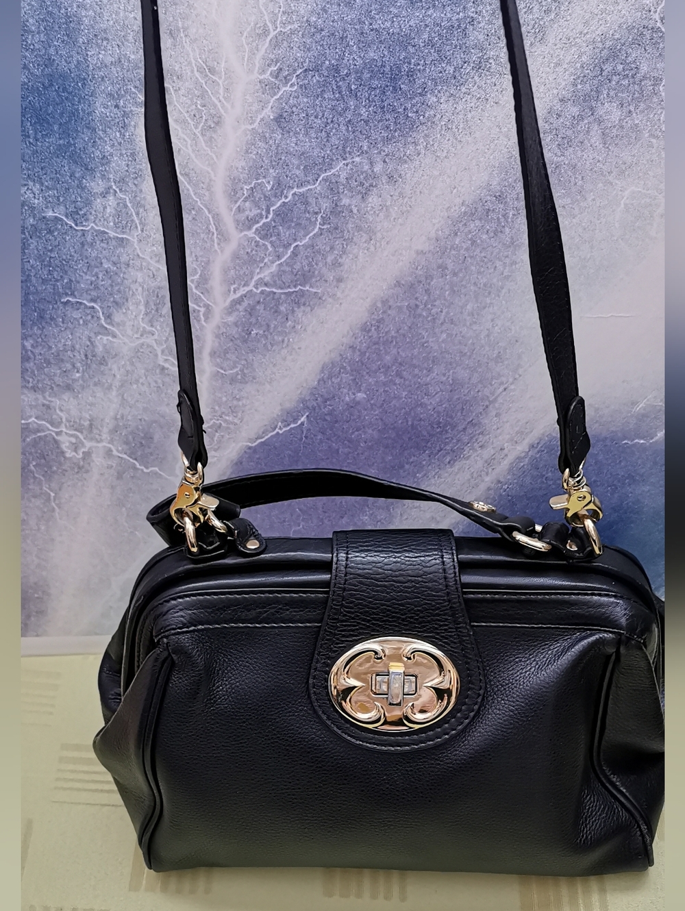 Emma Fox luxury doctor style leather bag